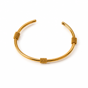Ardenluxe gold bound bangle bracelet in Kenya