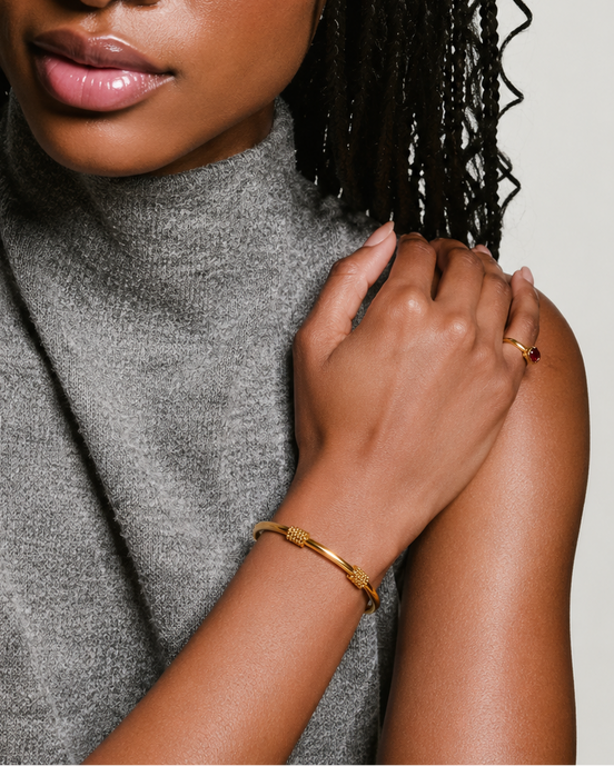 Al gold bound bracelet, Arden Luxe Kenya