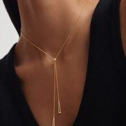 Gold descent necklace by Arden luxe in Kenya