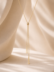 Arden Luxe descent necklace in gold 
