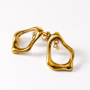 Ardenluxe gold drift stud earrings in Kenya