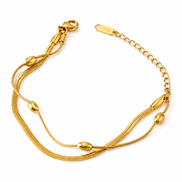 Ardenluxe gold two layered bracelet in Kenya