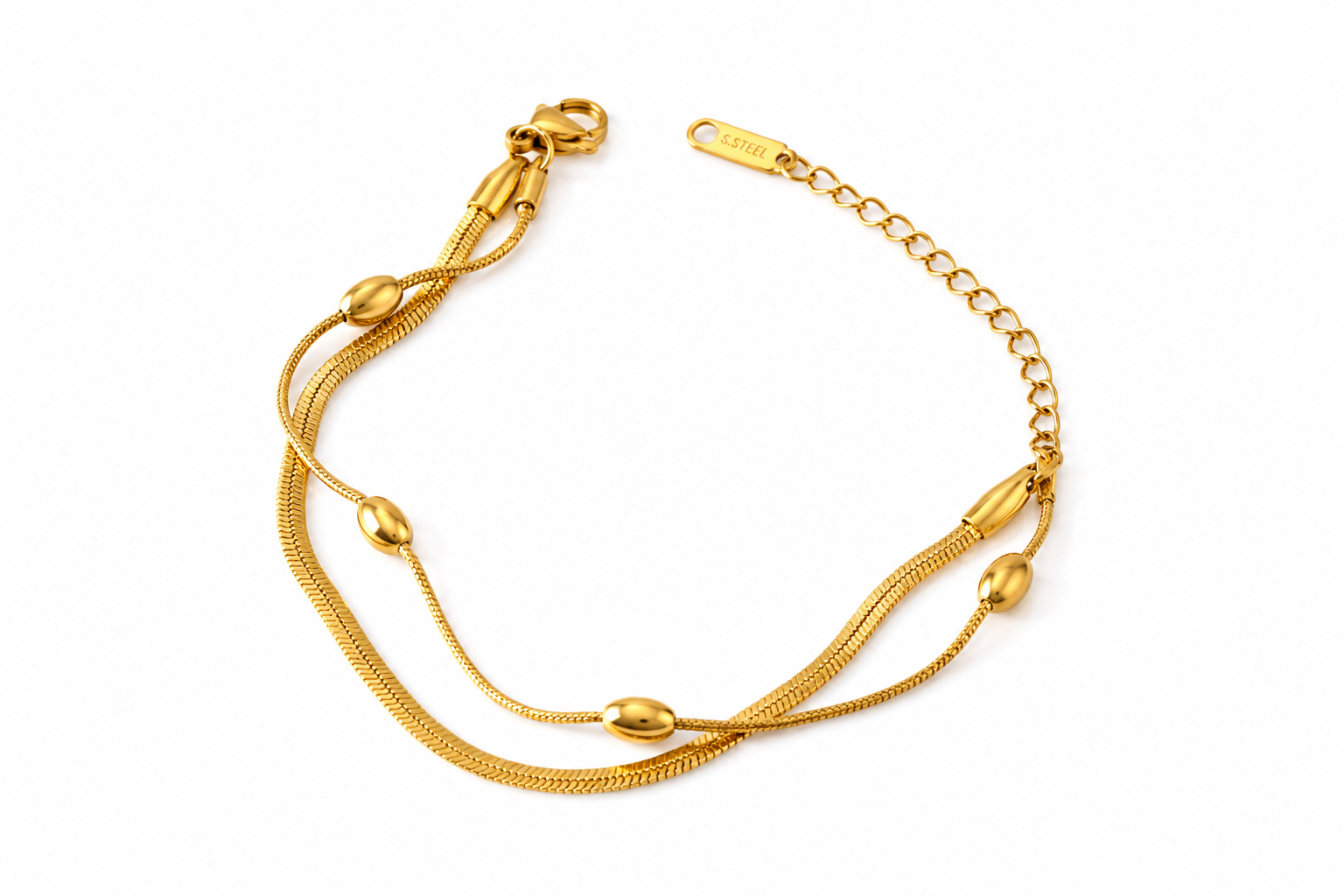 Ardenluxe gold two layered bracelet in Kenya
