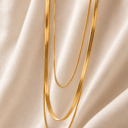 Ardenluxe gold sheath three layered necklace in Kenya
