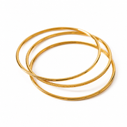 Ardenluxe gold stratum three piece bangle bracelet in Kenya