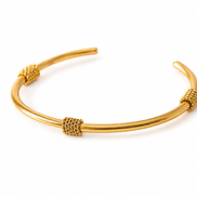 Gold bound bangle bracelet, Ardenluxe Kenya