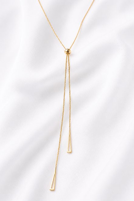 Gold descent necklace, Ardenluxe Kenya