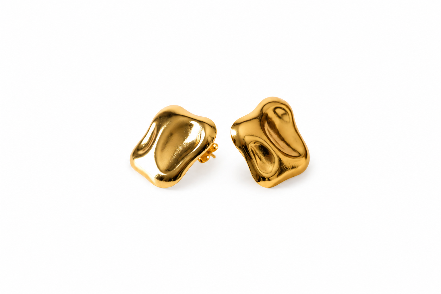 Gold forge stud earrings, Ardenluxe Kenya