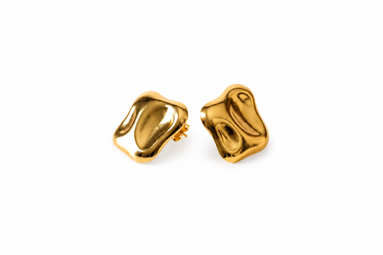 Gold forge stud earrings, Ardenluxe Kenya