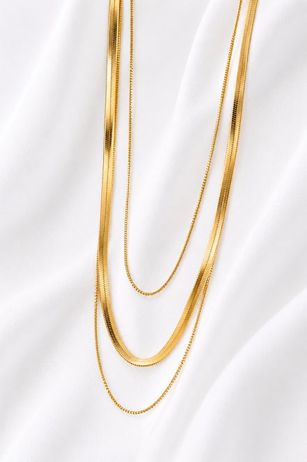 Gold sheah necklace, Ardenluxe Kenya