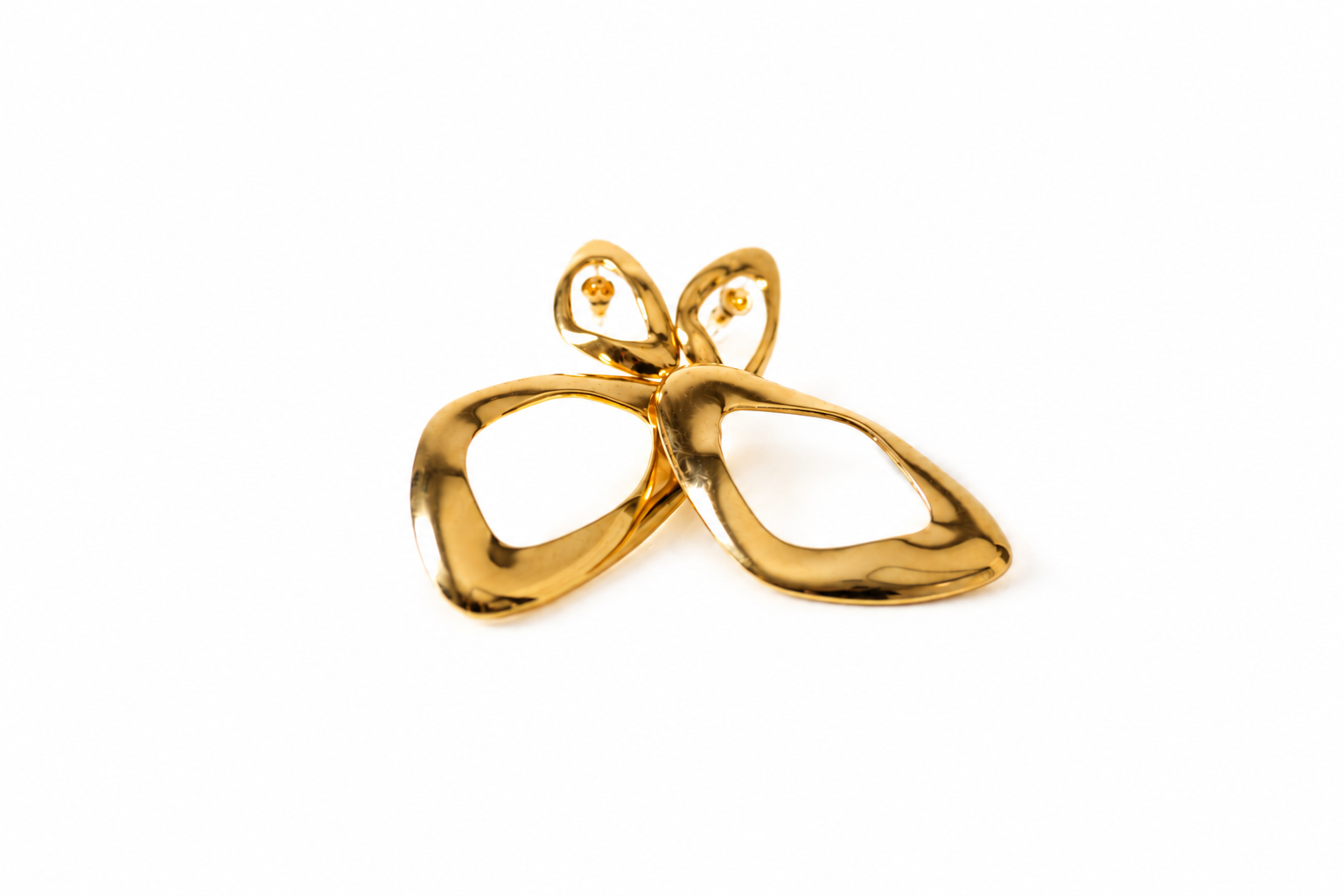 Gold sovereign drop earrings, Ardenluxe Kenya