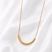 Gold spinebar necklace, Ardenluxe Kenya